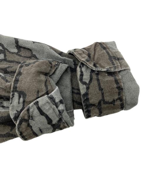 Cabela's（カベラス）Cabela's (カベラス) 90’S迷彩柄シャツジャケット グレー サイズ:XLの古着・服飾アイテム