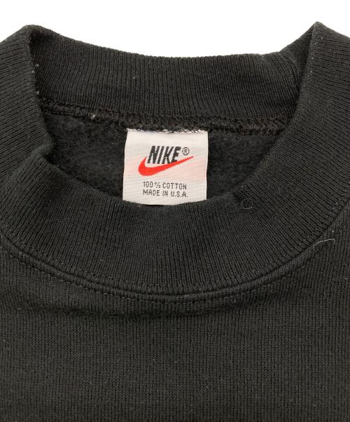 NIKE（ナイキ）NIKE (ナイキ) 90s ロゴスウェット 【USA製】 ブラック サイズ:表記無しの古着・服飾アイテム