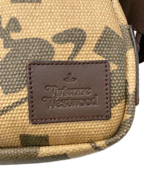 Vivienne Westwood（ヴィヴィアンウエストウッド）Vivienne Westwood (ヴィヴィアンウエストウッド) オーブショルダーバッグ ベージュの古着・服飾アイテム