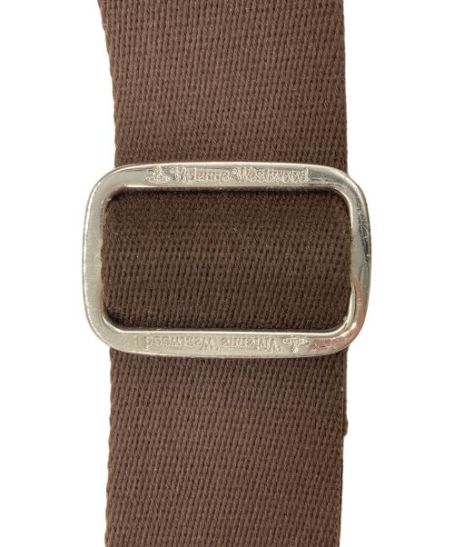 Vivienne Westwood（ヴィヴィアンウエストウッド）Vivienne Westwood (ヴィヴィアンウエストウッド) オーブショルダーバッグ ベージュの古着・服飾アイテム