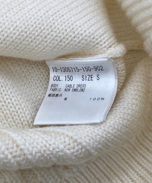 theory（セオリー）theory (セオリー) CABLE DRESS  ワンピース ホワイト サイズ:Sの古着・服飾アイテム
