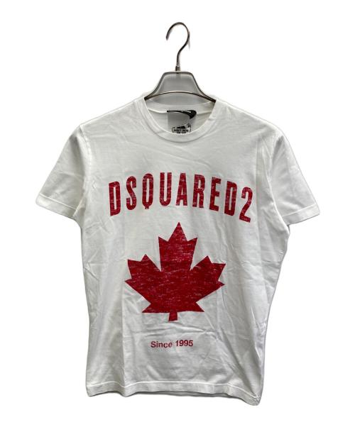 DSQUARED2（ディースクエアード）DSQUARED2 (ディースクエアード) Tシャツ ホワイト サイズ:Sの古着・服飾アイテム