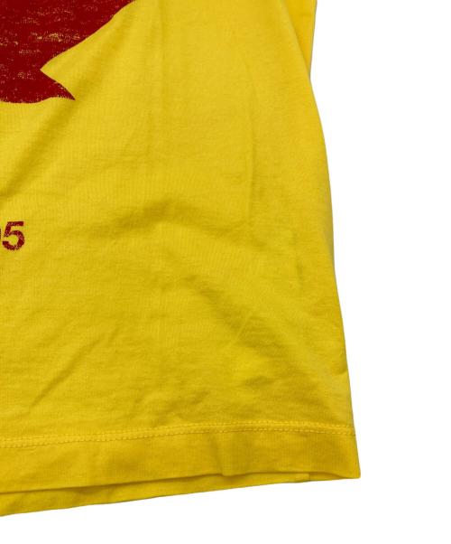 DSQUARED2（ディースクエアード）DSQUARED2 (ディースクエアード) カエデプリントTシャツ イエロー サイズ:Sの古着・服飾アイテム