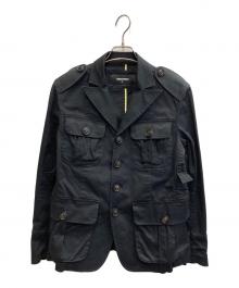 DSQUARED2（ディースクエアード）の古着「サファリジャケット」｜ブラック