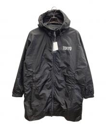 DSQUARED2（ディースクエアード）の古着「フーデッド ナイロンコート」｜ブラック