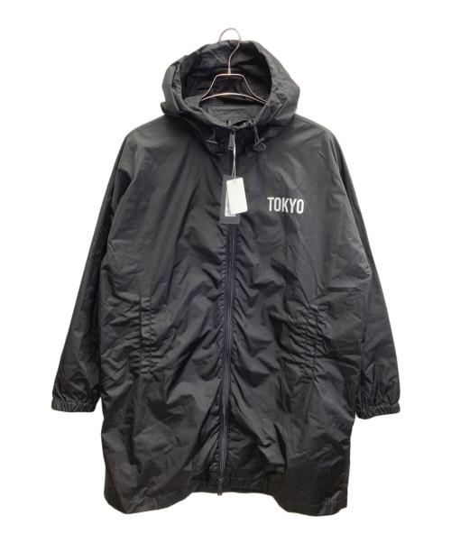 DSQUARED2（ディースクエアード）DSQUARED2 (ディースクエアード) フーデッド ナイロンコート ブラック サイズ:XSの古着・服飾アイテム