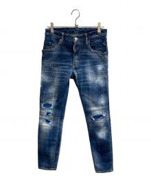 DSQUARED2（ディースクエアード）の古着「SUPER TWINKY JEAN」｜インディゴ