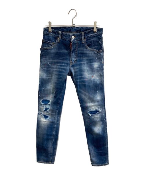 DSQUARED2（ディースクエアード）DSQUARED2 (ディースクエアード) SUPER TWINKY JEAN インディゴ サイズ:44の古着・服飾アイテム
