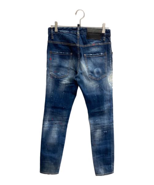 DSQUARED2（ディースクエアード）DSQUARED2 (ディースクエアード) SUPER TWINKY JEAN インディゴ サイズ:44の古着・服飾アイテム
