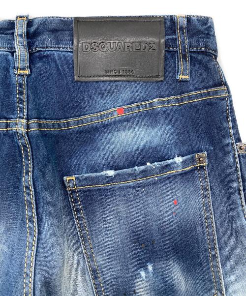 DSQUARED2（ディースクエアード）DSQUARED2 (ディースクエアード) SUPER TWINKY JEAN インディゴ サイズ:44の古着・服飾アイテム