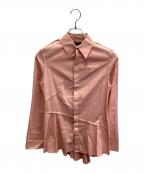 Jean Paul Gaultier FEMMEジャンポールゴルチエ フェム）の古着「比翼シャツ」｜ピンク