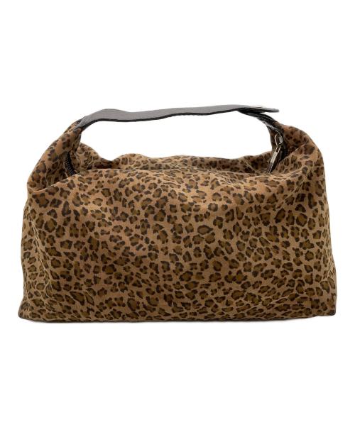 BOTTEGA VENETA（ボッテガベネタ）BOTTEGA VENETA (ボッテガベネタ) レオパード柄 ハンドバッグ ベージュの古着・服飾アイテム