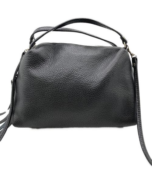 GIANNI CHIARINI（ジャンニ キアリーニ）GIANNI CHIARINI (ジャンニ キアリーニ) ショルダーバッグ ブラックの古着・服飾アイテム