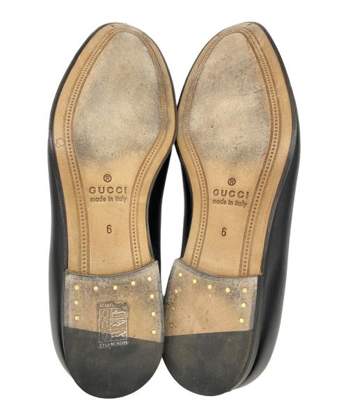 GUCCI（グッチ）GUCCI (グッチ) ビットローファー ブラック サイズ:6の古着・服飾アイテム