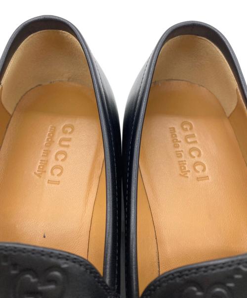 GUCCI（グッチ）GUCCI (グッチ) ビットローファー ブラック サイズ:6の古着・服飾アイテム