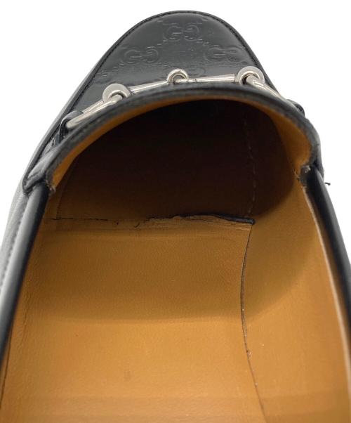 GUCCI（グッチ）GUCCI (グッチ) ビットローファー ブラック サイズ:6の古着・服飾アイテム