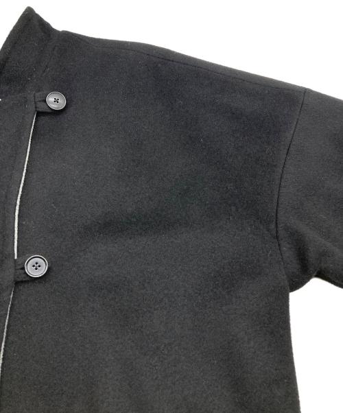 nop de nod（ノップドゥノッド）nop de nod (ノップドゥノッド) スタンドカラーボックスコート ブラック サイズ:Mの古着・服飾アイテム