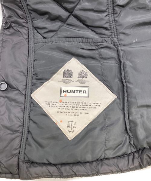HUNTER（ハンター）HUNTER (ハンター) キルティングフーデットジャケット ブラック サイズ:ｘｓの古着・服飾アイテム