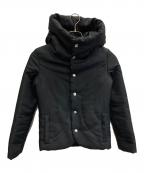 LIMI feuリミフゥ）の古着「中綿フーデットジャケット」｜ブラック