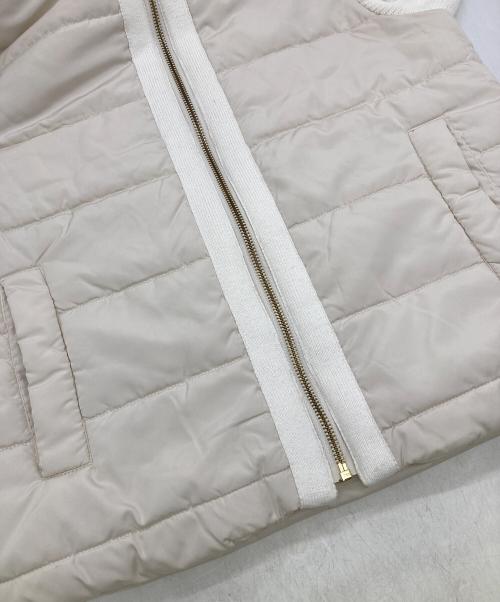 DURAY（デュライ）DURAY (デュライ) 中綿×ニット2WAY切替ジャケット ホワイト サイズ:FREEの古着・服飾アイテム
