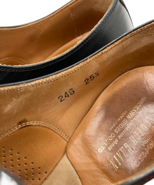 SCOTCH GRAIN（スコッチグレイン）SCOTCH GRAIN (スコッチグレイン) ブローデンII ストレートチップ シューズ ブラック サイズ:25.5の古着・服飾アイテム