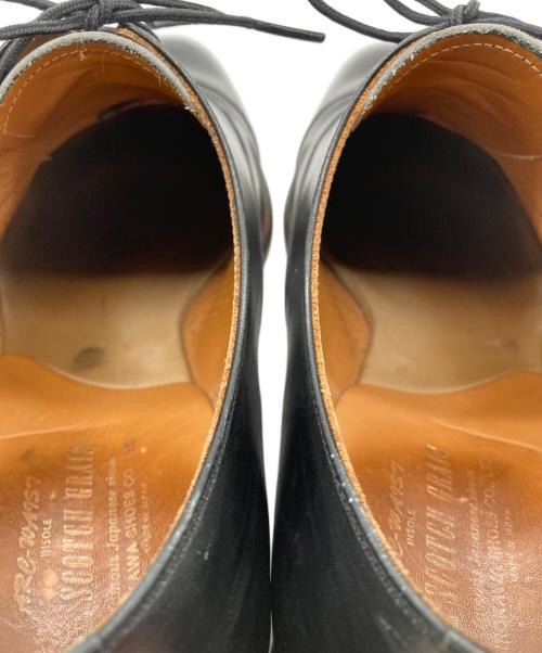 SCOTCH GRAIN（スコッチグレイン）SCOTCH GRAIN (スコッチグレイン) ブローデンII ストレートチップ シューズ ブラック サイズ:25.5の古着・服飾アイテム