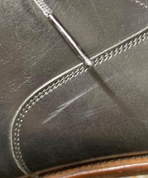 SCOTCH GRAIN（スコッチグレイン）SCOTCH GRAIN (スコッチグレイン) ブローデンII ストレートチップ シューズ ブラック サイズ:25.5の古着・服飾アイテム