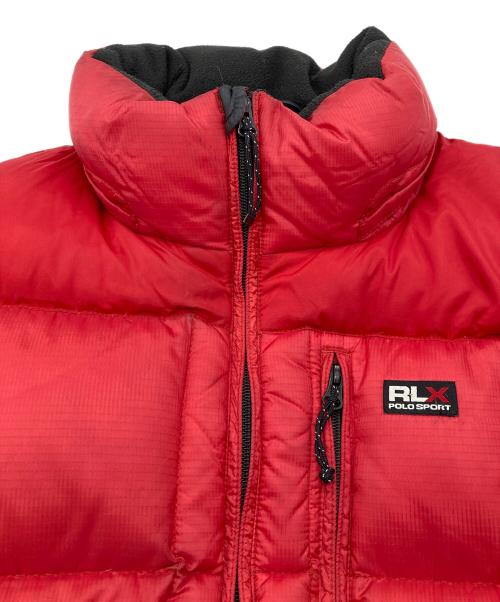 RLX RALPH LAUREN（アールエルエックスラルフローレン）RLX RALPH LAUREN (アールエルエックスラルフローレン) ダウンジャケット レッド サイズ:Lの古着・服飾アイテム