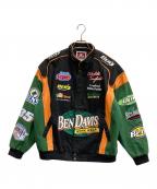 BEN DAVISベンデイビス）の古着「レーシングジャケット」｜ブラック