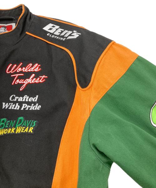 BEN DAVIS（ベンデイビス）BEN DAVIS (ベンデイビス) レーシングジャケット ブラック サイズ:Lの古着・服飾アイテム