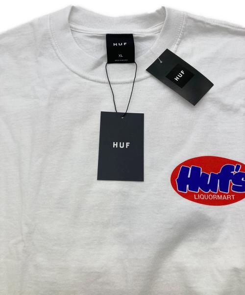 HUF（ハフ）HUF (ハフ) LIQUORMART LS TEE ホワイト サイズ:XLの古着・服飾アイテム