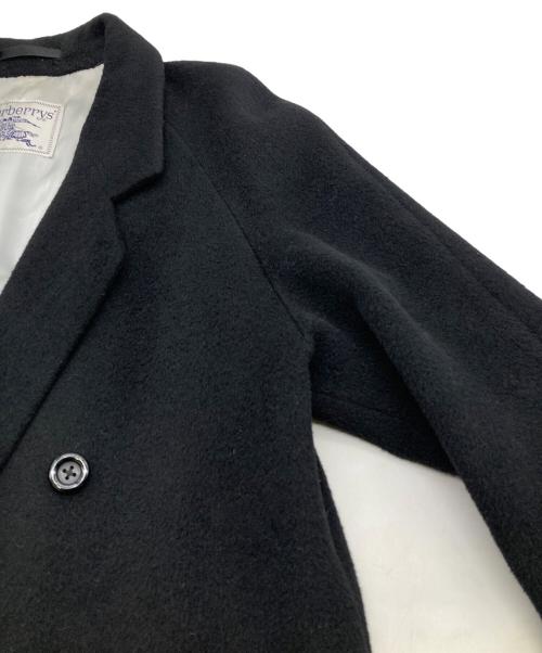 Burberry's（バーバリー）Burberry's (バーバリー) カシゴラブレンドコート ブラック サイズ:9ARの古着・服飾アイテム