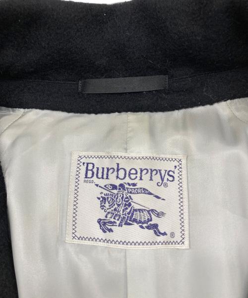 Burberry's（バーバリー）Burberry's (バーバリー) カシゴラブレンドコート ブラック サイズ:9ARの古着・服飾アイテム