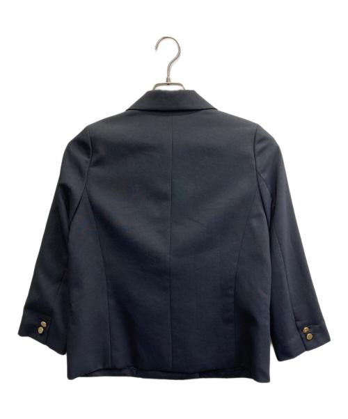 Mila Owen（ミラオーウェン）Mila Owen (ミラオーウェン) 金釦ダブルブレザー ジャケット ネイビーの古着・服飾アイテム