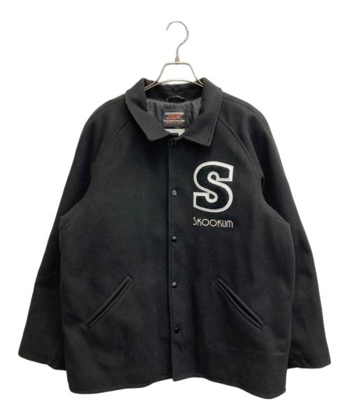 skookum（スクーカム）skookum (スクーカム) coen (コーエン) 別注スタジャン ブラック サイズ:Lの古着・服飾アイテム
