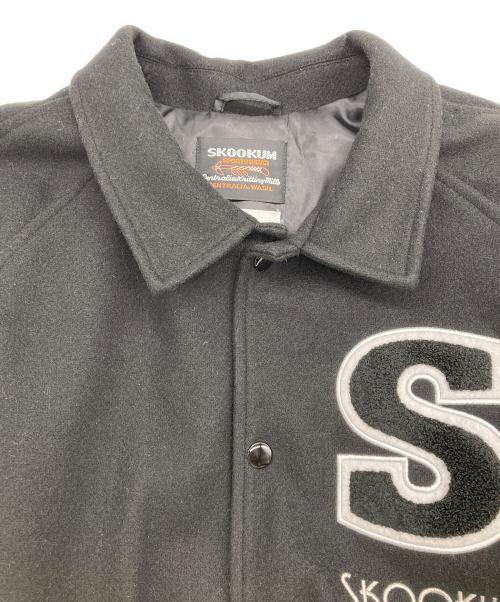 skookum（スクーカム）skookum (スクーカム) coen (コーエン) 別注スタジャン ブラック サイズ:Lの古着・服飾アイテム