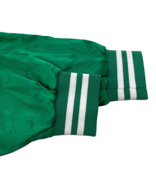 butwin（バトウィン）butwin (バトウィン) ナイロン × サテン スタジャン グリーン サイズ:Mの古着・服飾アイテム