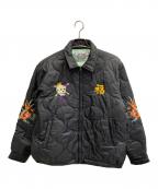 HOUSTONヒューストン）の古着「NYLON VIETNAM JACKET」｜ブラック