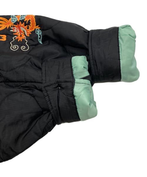 HOUSTON（ヒューストン）HOUSTON (ヒューストン) NYLON VIETNAM JACKET ブラック サイズ:XXLの古着・服飾アイテム