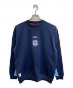 UMBROアンブロ）の古着「England national team sweatshirt」｜ネイビー