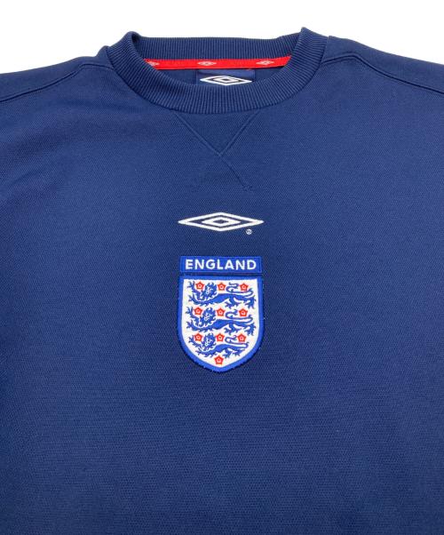 UMBRO（アンブロ）UMBRO (アンブロ) England national team sweatshirt ネイビー サイズ:XLの古着・服飾アイテム