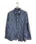 POLO RALPH LAUREN（ポロ・ラルフローレン）の古着「リネンブレンドチェックシャツ」｜ブルー