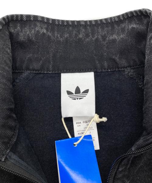 adidas（アディダス）adidas (アディダス) ファースト ブラックデニム トラックトップ ブラック サイズ:L 未使用品の古着・服飾アイテム