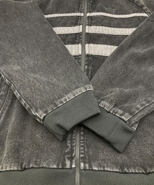 adidas（アディダス）adidas (アディダス) ファースト ブラックデニム トラックトップ ブラック サイズ:L 未使用品の古着・服飾アイテム