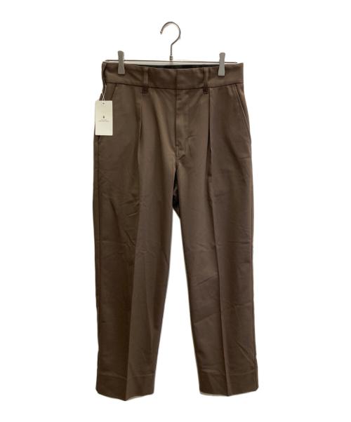 Dickies（ディッキーズ）Dickies (ディッキーズ) green label relaxing (グリーンレーベルリラクシング) GLR TR 1プリーツ ワイドテーパード パンツ ブラウン サイズ:30 未使用品の古着・服飾アイテム