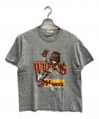 SALEM LIVINGセーラムリビング）の古着「90’SNBAドミニクウィルキンスTシャツ」｜グレー