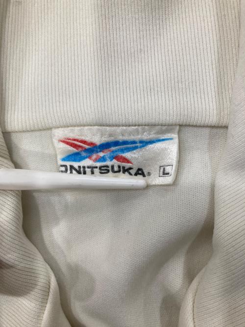 Onitsuka Tiger（オニツカタイガー）Onitsuka Tiger (オニツカタイガー) ヴィンテージトラックジャケット ベージュ サイズ:Lの古着・服飾アイテム