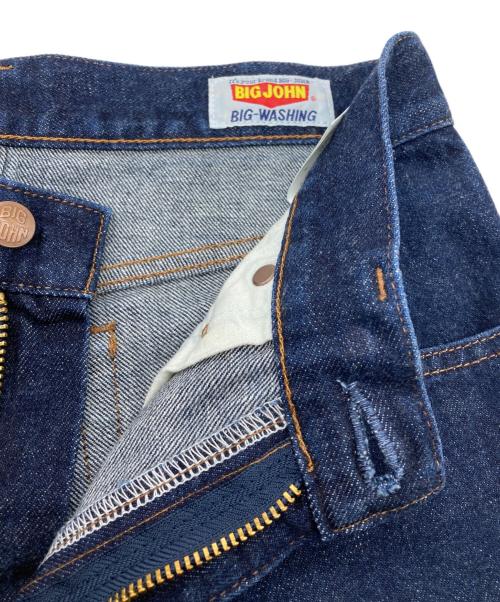 BIG JOHN（ビッグジョン）BIG JOHN (ビッグジョン) ジップベルボトム ネイビー サイズ:29の古着・服飾アイテム