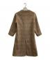 green label relaxing (グリーンレーベルリラクシング) FM オーバーサイズ ノーラペル コート ブラウン サイズ:S：5000円