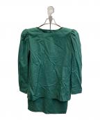 Yves Saint Laurentイヴサンローラン）の古着「ヴィンテージセットアップ」｜グリーン